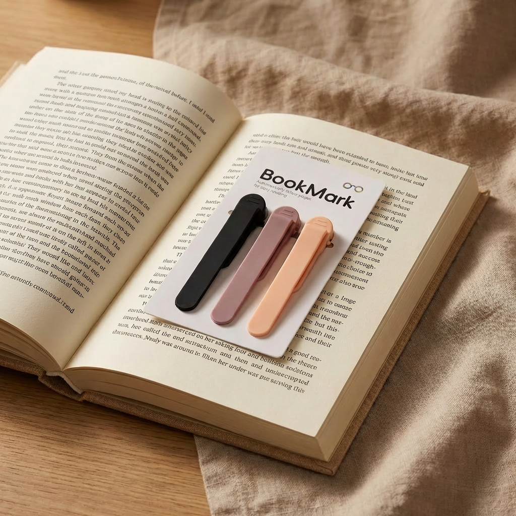 Automatic Bookmarks (3-Pack) – Silicone Page Markers